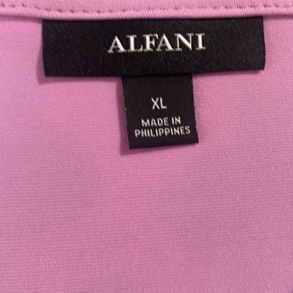 Alfani Lavender Cold Shoulder Tunic, XL - Picture 3 of 5